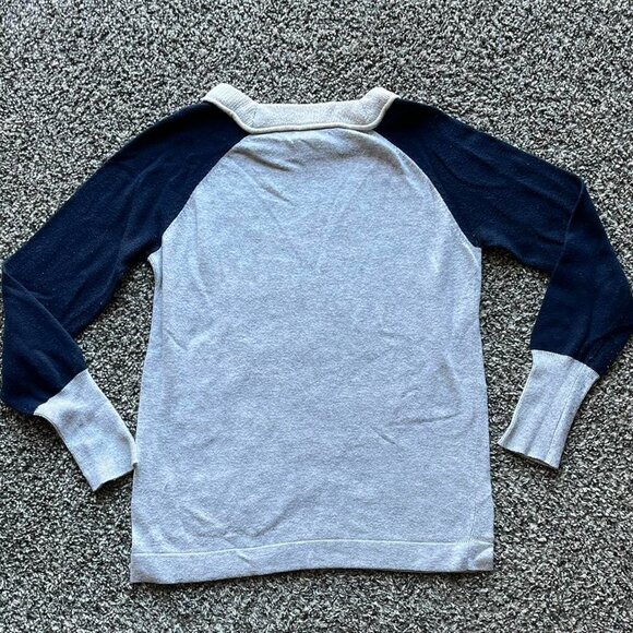 Blue White 41 Hawthorn Mens Medium Sweater, Capsule Wardrobe Piece - Picture 3 of 7